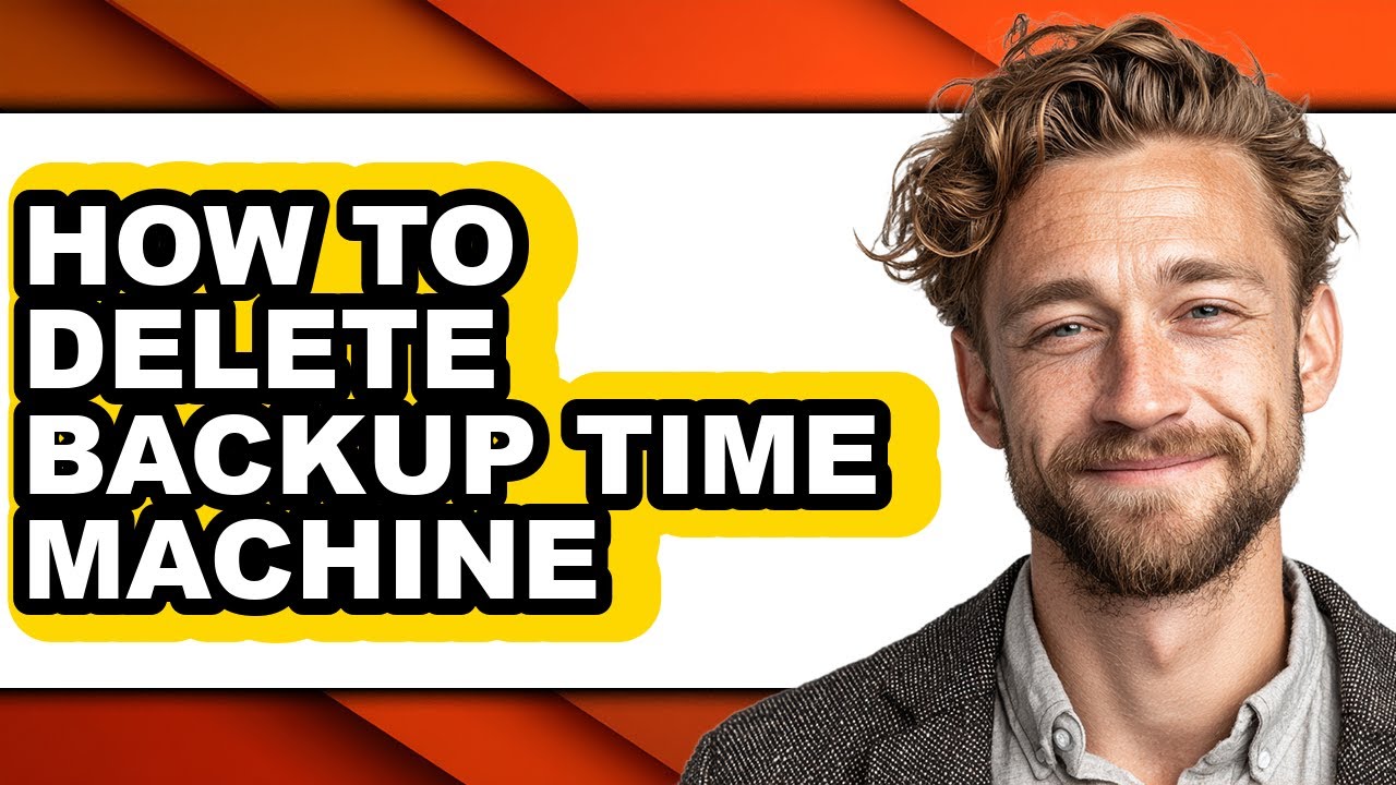 How to Delete Backup Time Machine (only Way)