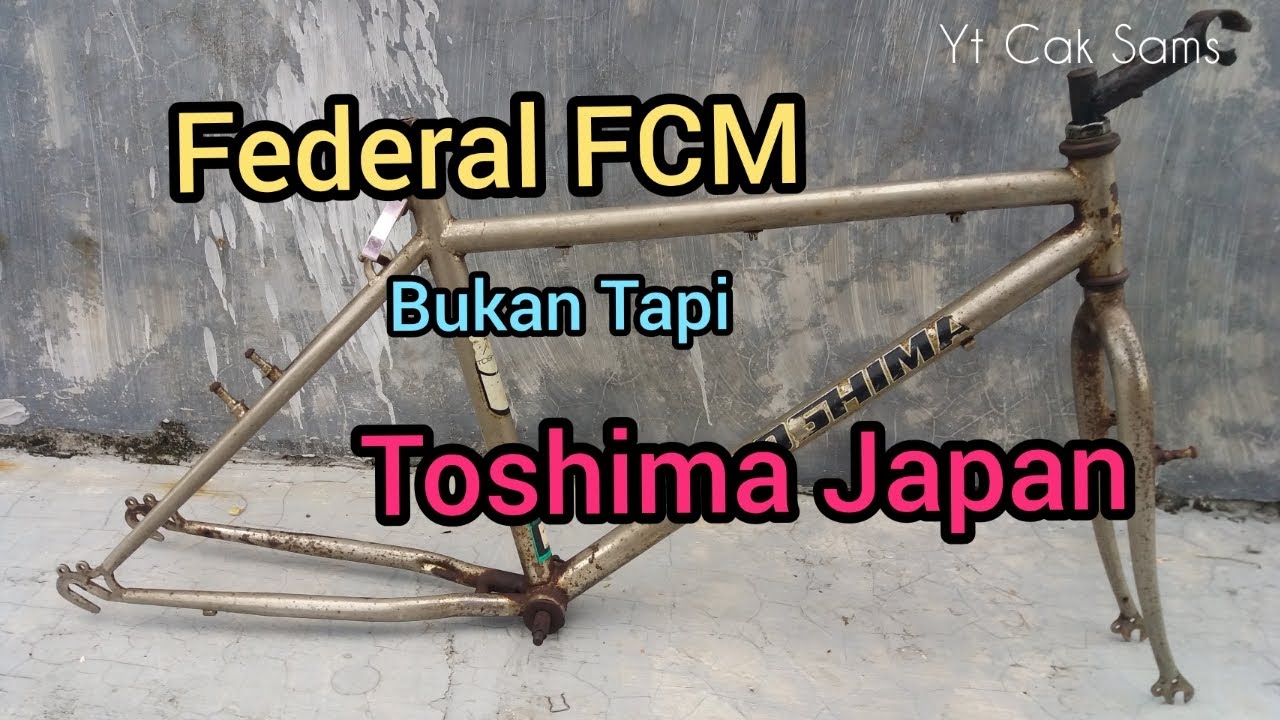Review Mountain bike old Mtb merek toshima bukan federal fcm.Made In Japan Langka