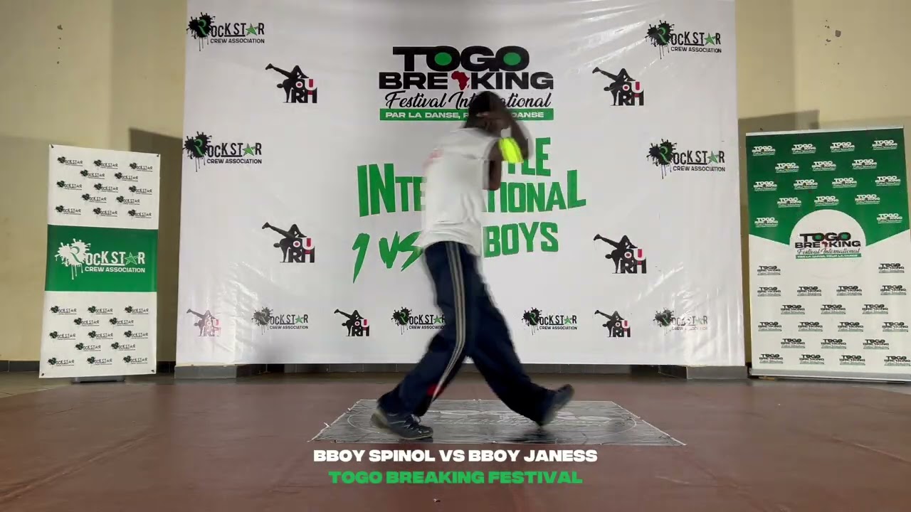 BBOY SPINOL VS BBOY JANESS  _ TOP 16 _TOGO BREAKING FESTIVAL INTERNATIONAL 4