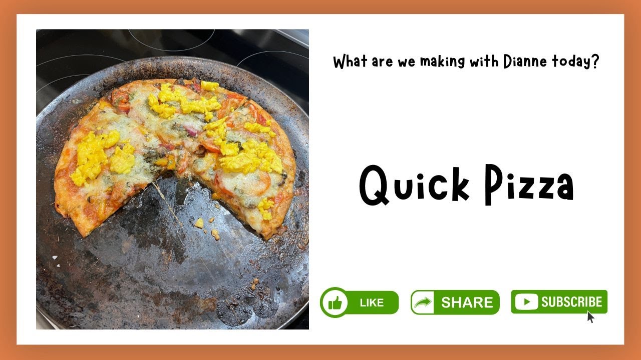 Quick & Healthy Pizza Recipe!🍕