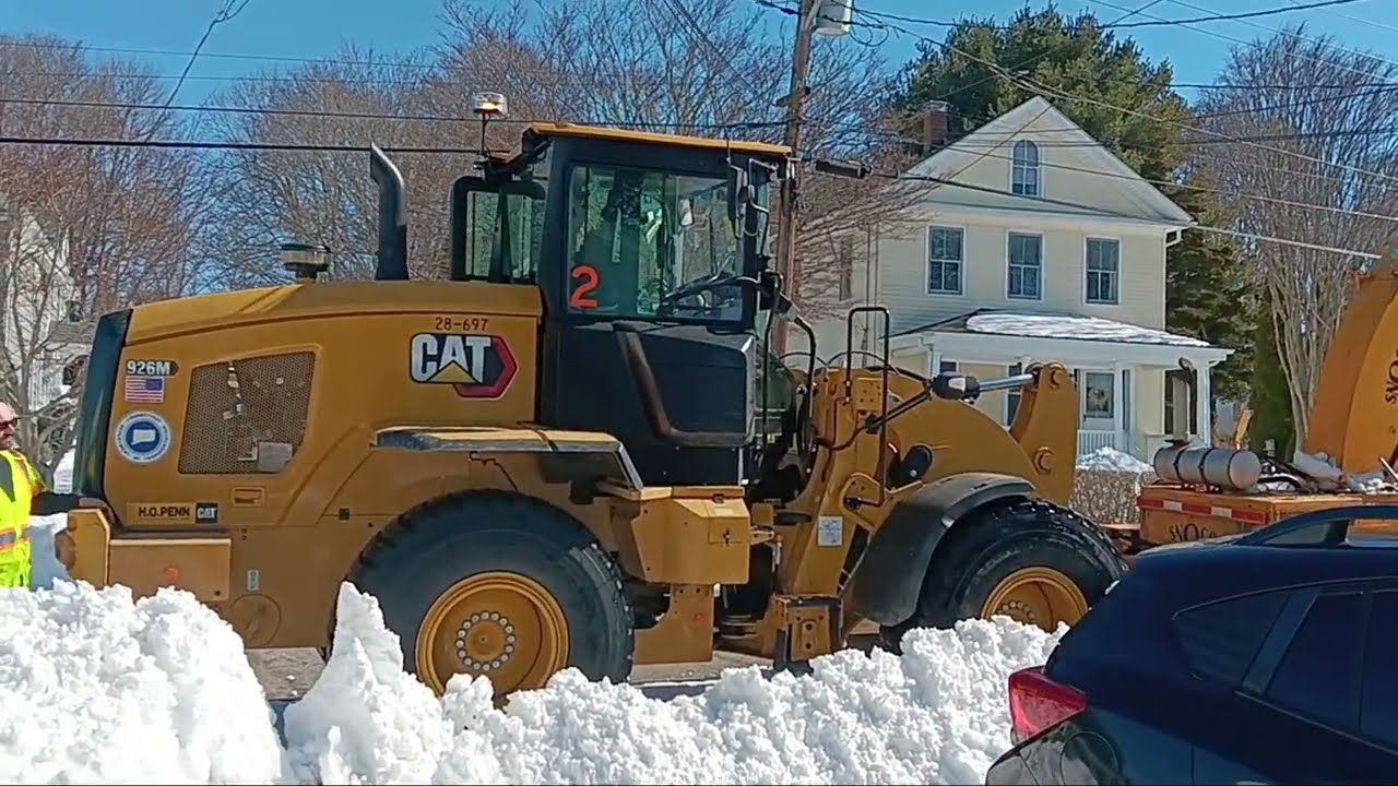 The Blizzard of 2026 Finally Brought the Calvary With A Super Snow ❄️ Blower to Widen The Roads