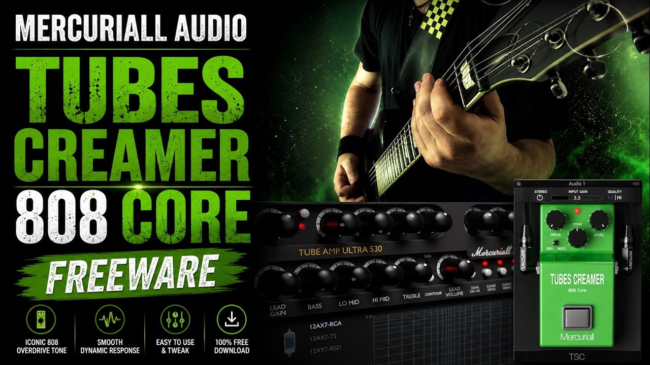 🎸 Mercuriall Audio - Tubes Creamer 808 Core  | Freeware
