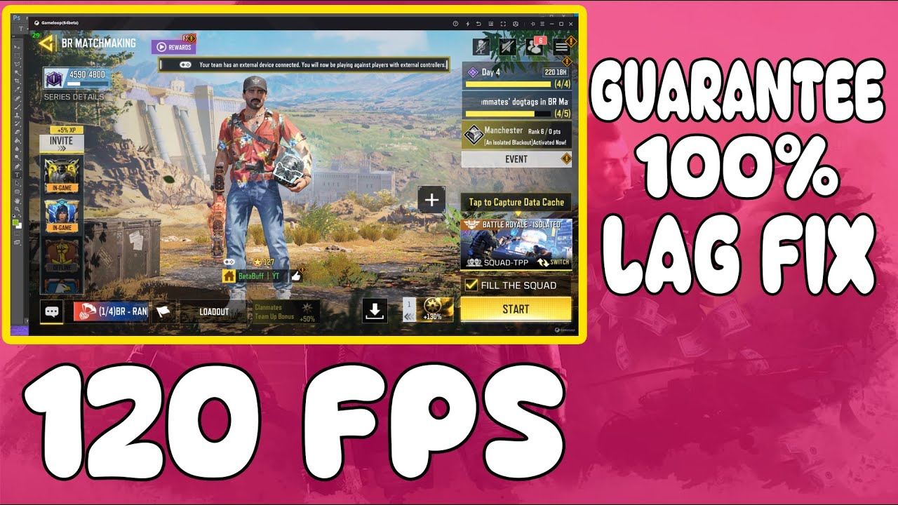 100% GET 120 FPS IN COD MOBILE USING GAMELOOP 64 BIT BETA 😱😱