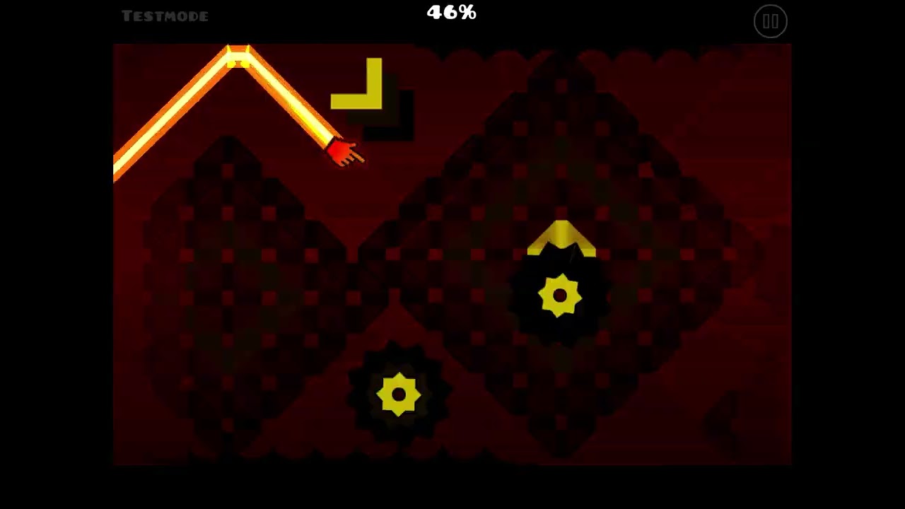 Practicing nine circles wave geometry dash