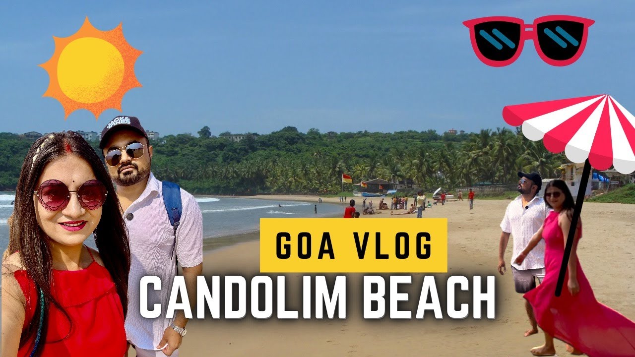 CANDOLIM Beach Goa | Clean Beach | North Goa | Perfect beach day in Goa