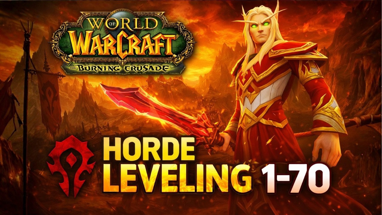 TBC Classic Horde Leveling Guide 1-70 | Fastest Route Burning Crusade Classic 2026