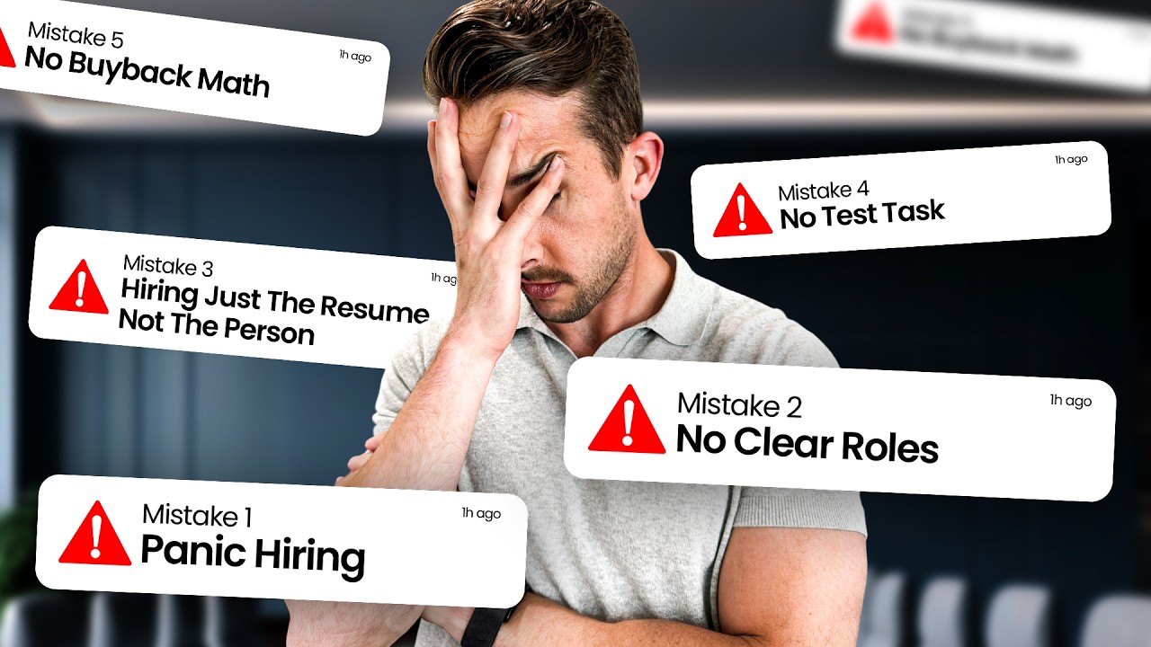 Every Hiring Mistake Business Owners Make Explained In 10 Minutes