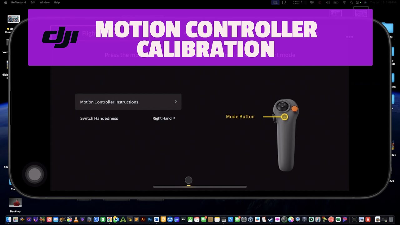 motion controller calibration, motion controller not working, drone tilted while flying.