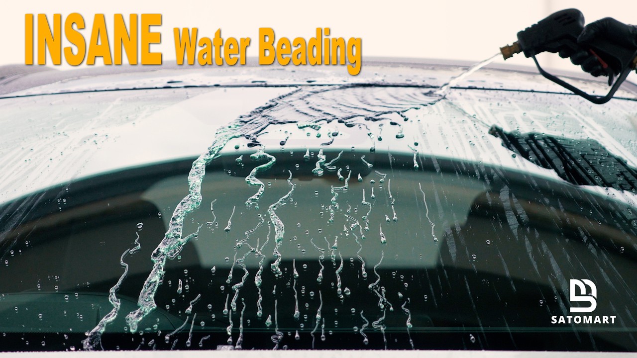 INSANE Water Beading | Hydrophobic Test After Ceramic Coating