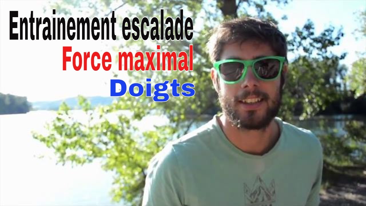 Entrainement escalade: La force max des doigts