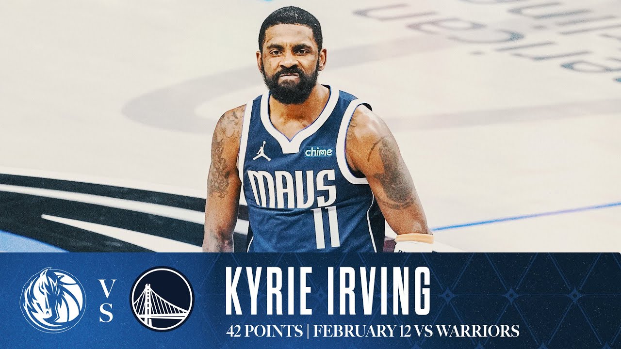 Kyrie Irving (42 Points) Highlights vs. Golden State Warriors | February 12, 2025