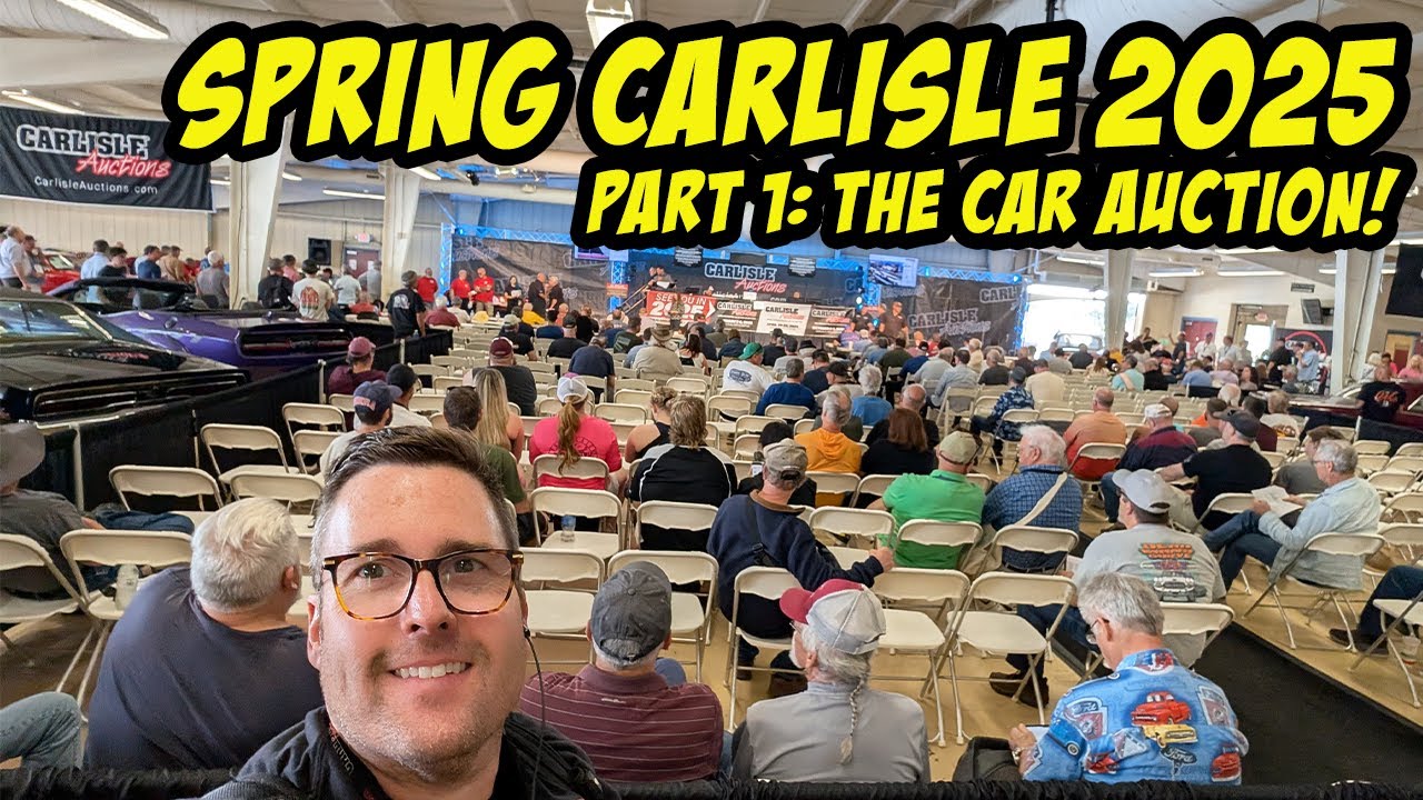 Spring Carlisle 2025 Part 1: Inside the Epic Car Auction! | jamzDOTnet #529 |