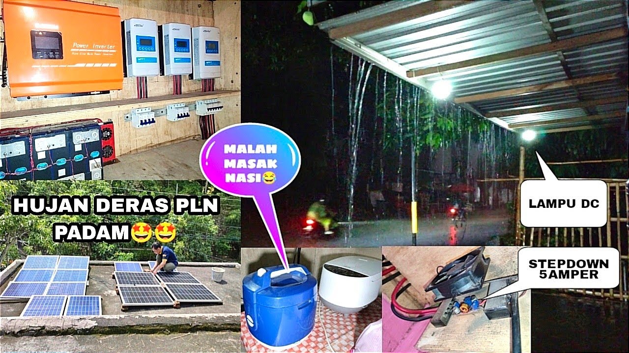 PLN Padam MALAH Rumah Sebelah Nitip MASAK NASI🤭 Manfaat PLTS dari SiSi lain !! VLOG
