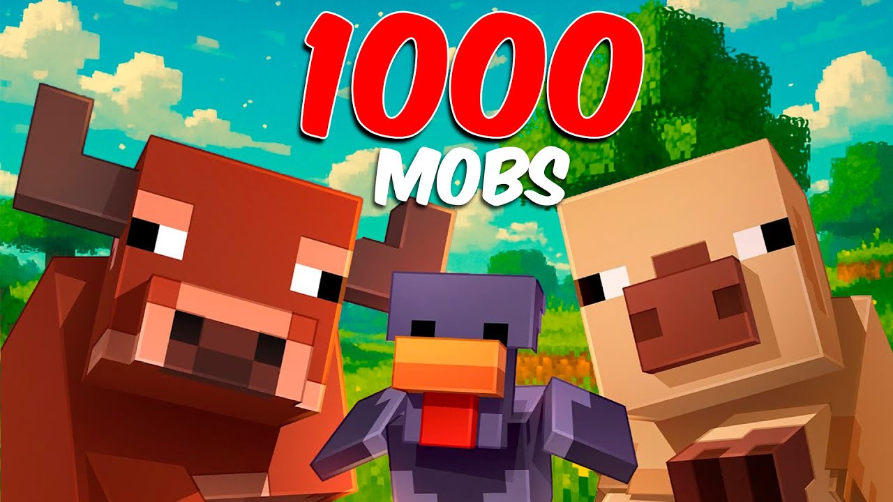 Consegu&iacute; 1000 de las NUEVAS VARIANTES DE ANIMALES en Minecraft 1.21.6