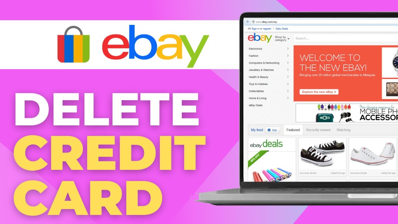 How to Delete Credit Card from eBay Account | Simple Guide