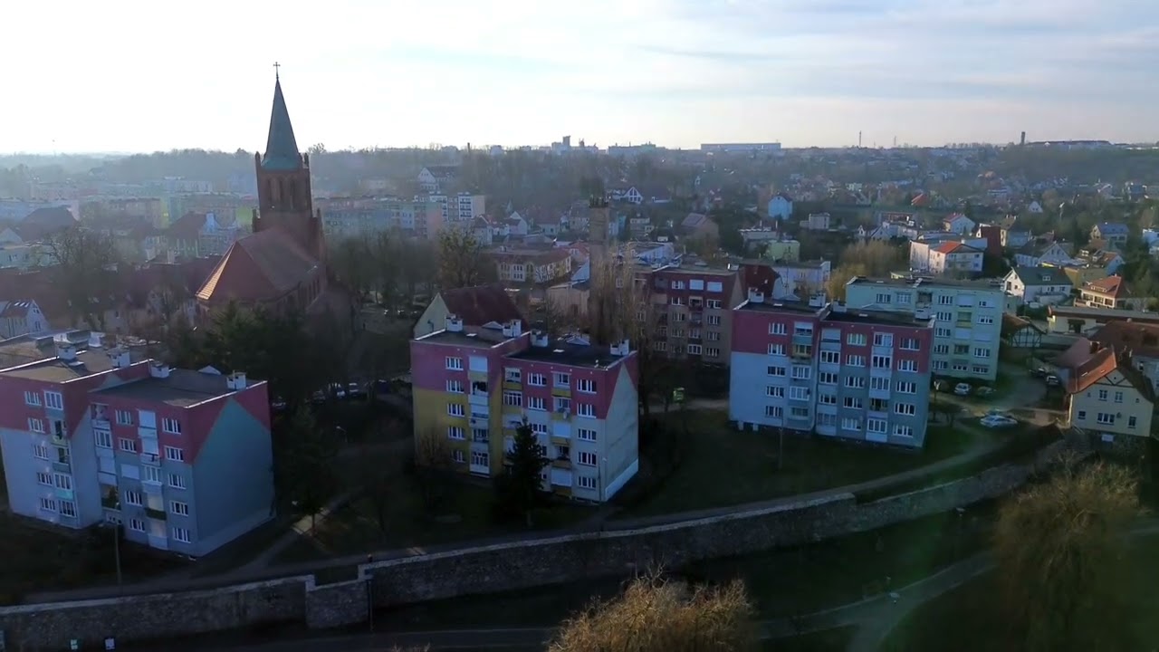 Barlinek zimą: spokój i urok (Barlinek in winter: serenity and charm)  DJI MINI 3 i DJI NEO