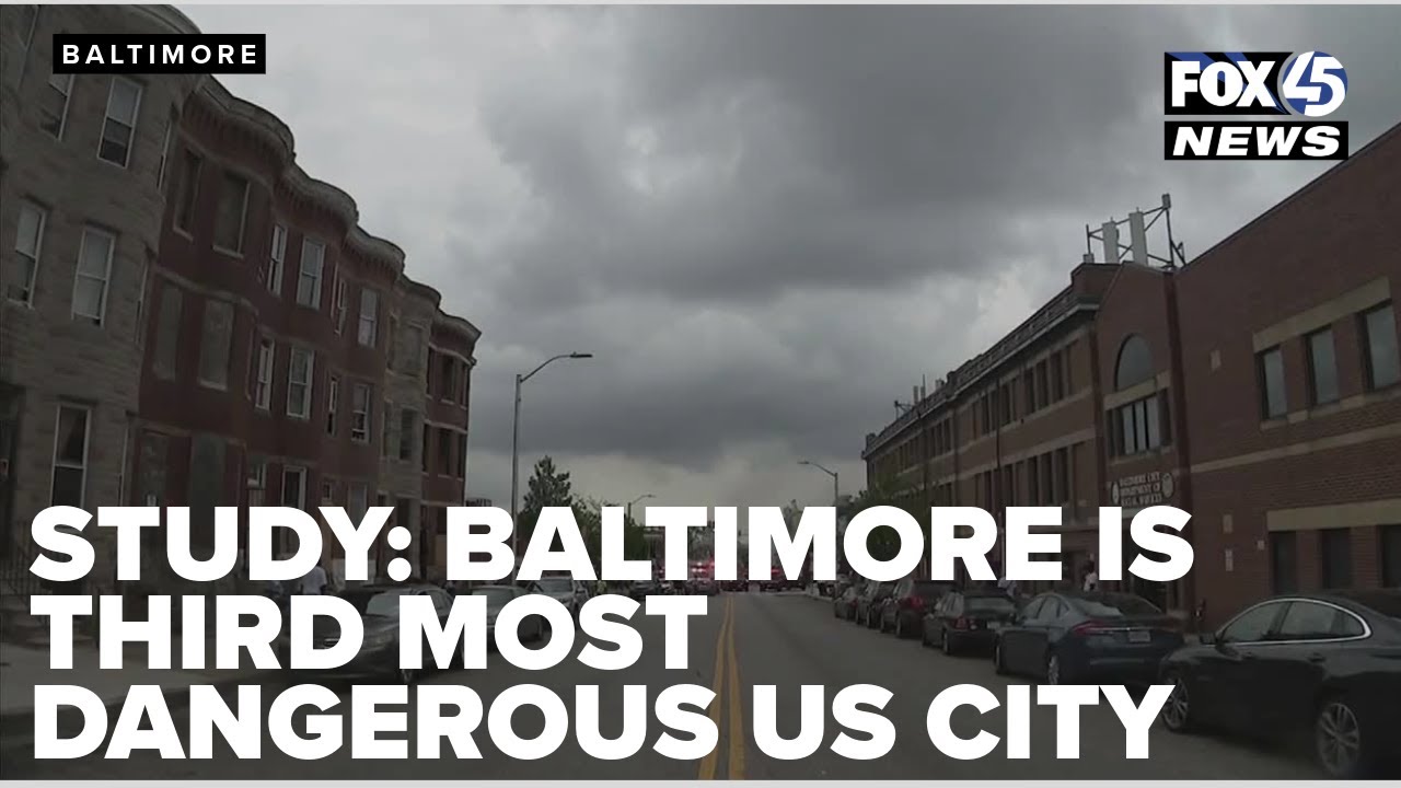 Baltimore ranked third most dangerous U.S. city by crime index