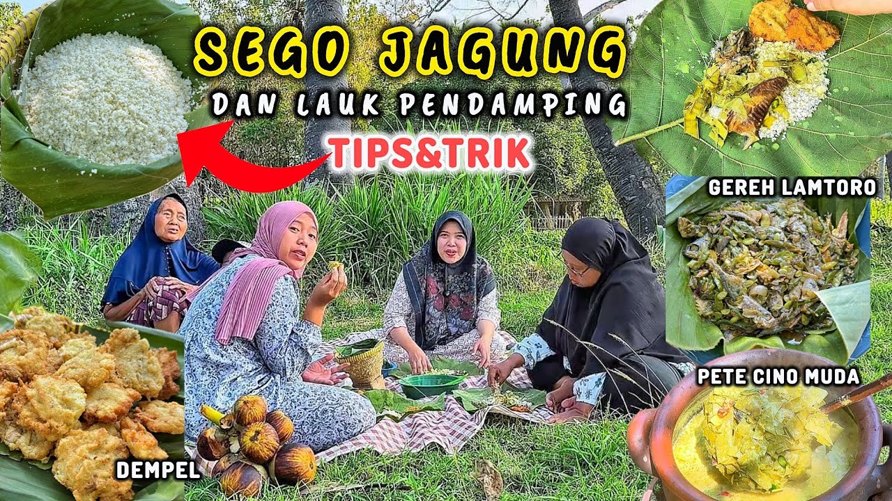 RESEP JUALAN LEGENDARIS 75 TH NASI JAGUNG DAN LAUK PENDAMPING ENAK #niahermanto #nasijagung #resep 