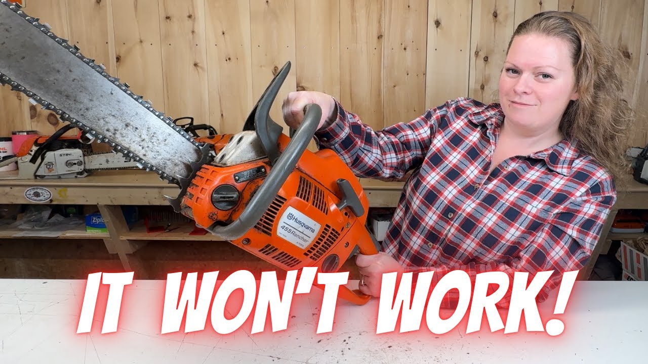Starts BUT Dies! Husqvarna 455 Rancher