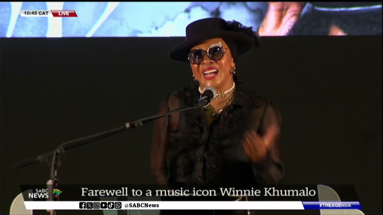 Winnie Khumalo Funeral I Uyanda Mbuli pays tribute
