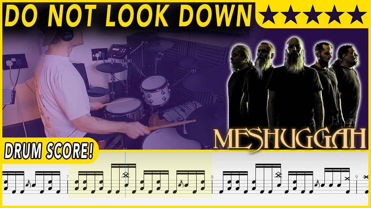 Do Not Look Down - Meshuggah | DRUM SCORE Sheet Music | 