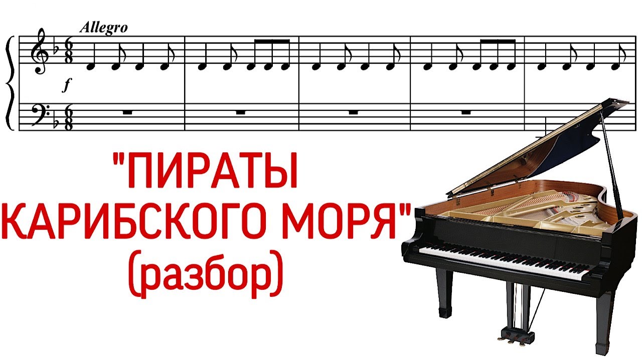 Как играть на фортепиано тему из 