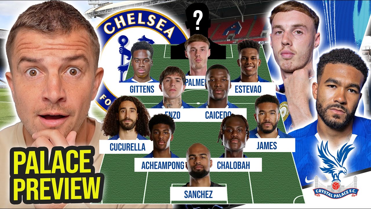 BEST ATTACKING CHELSEA STARTING XI TO BEAT CRYSTAL PALACE 