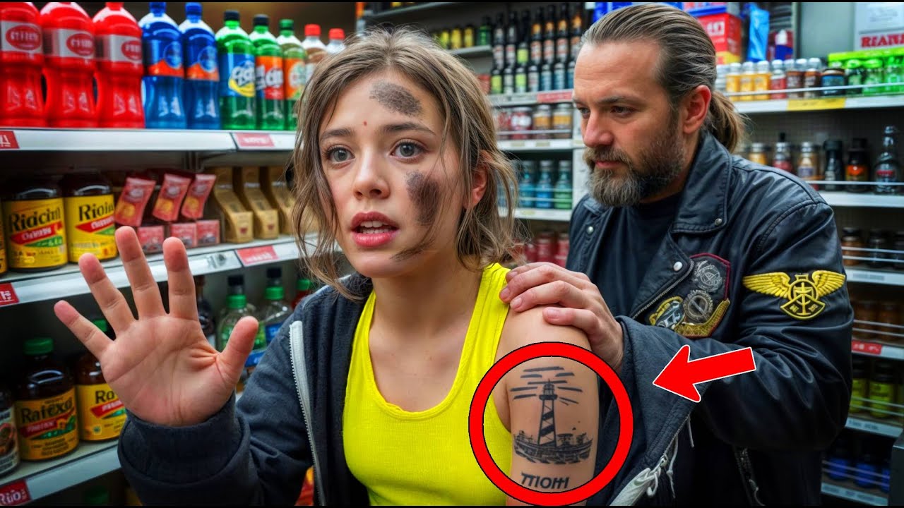 Das alte Tattoo eines obdachlosen Mädchens fiel einem Biker auf – was dann geschah, schockierte alle