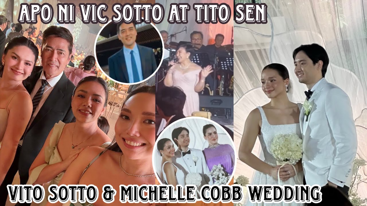 Vito Sotto & Michelle Cobb wedding 💍 kinasal na ang apo nina Tito Sotto at Helen Gamboa