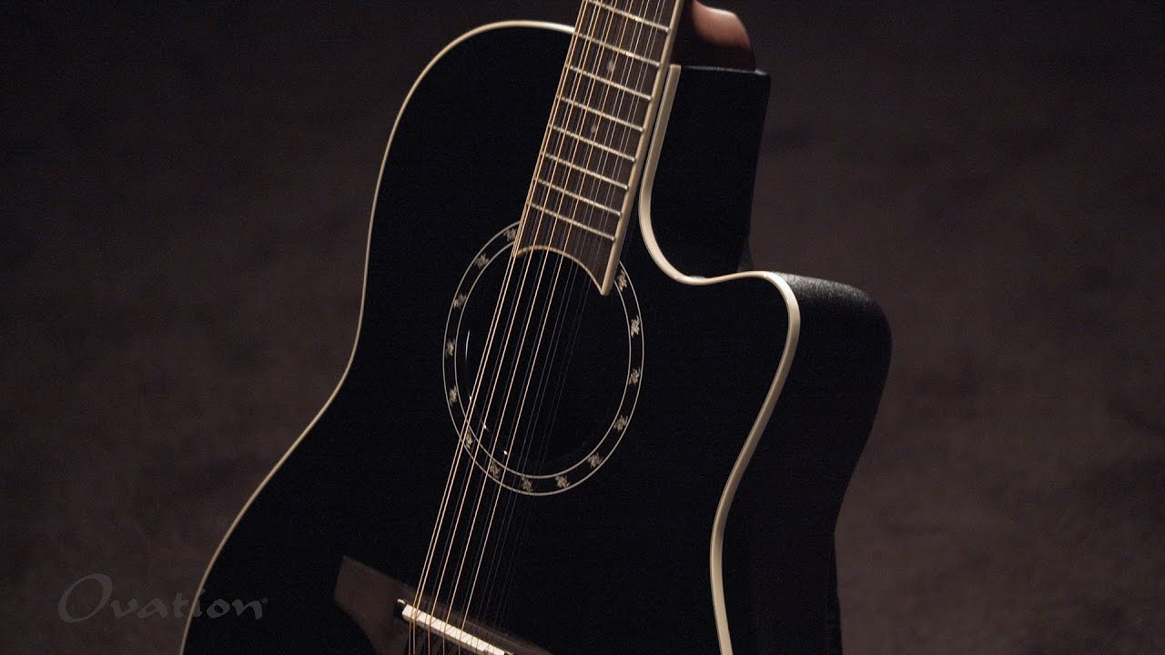 The Timeless Balladeer 12-String Deep Contour Black (2751AX-5) - Mark Kroos Demo