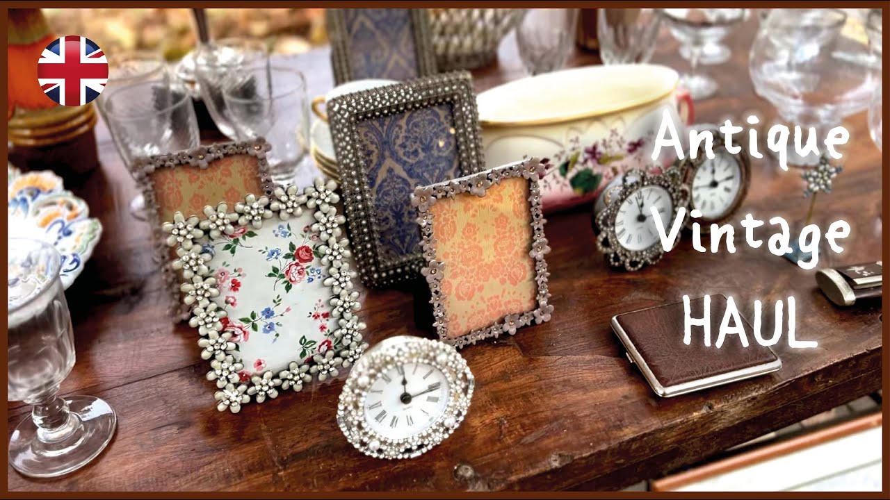 蚤の市 / ディスプレイがお洒落な Flea Market / 購入はお気に入りの１点 / Chiswick Antique & Vintage HAUL / Xmasデコ＆スィーツ / 雪のロンドン