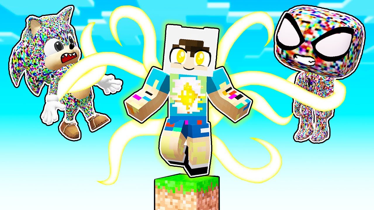 ANTİ GLİTCH VS GLİTCH TEK BLOK 😱 Minecraft