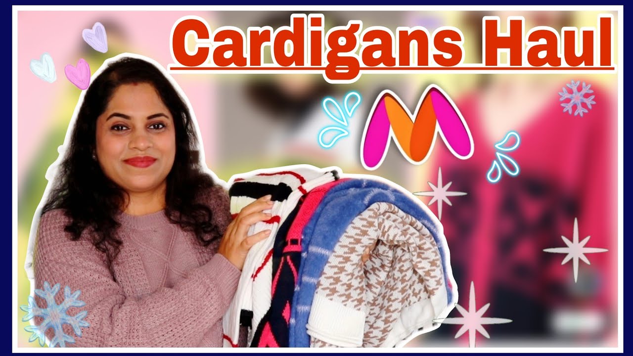 Myntra Winter Wear Haul | Best Cardigans Under Budget | Myntra Sale 2025