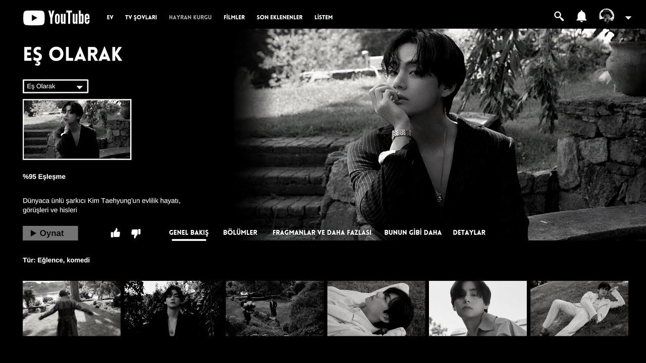 ↻ eş olarak - taehyung ile hayal et