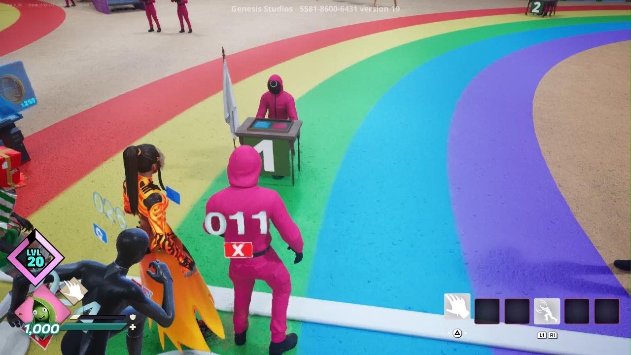 Genesis Squid Game in Fortnite with rebellion ending!