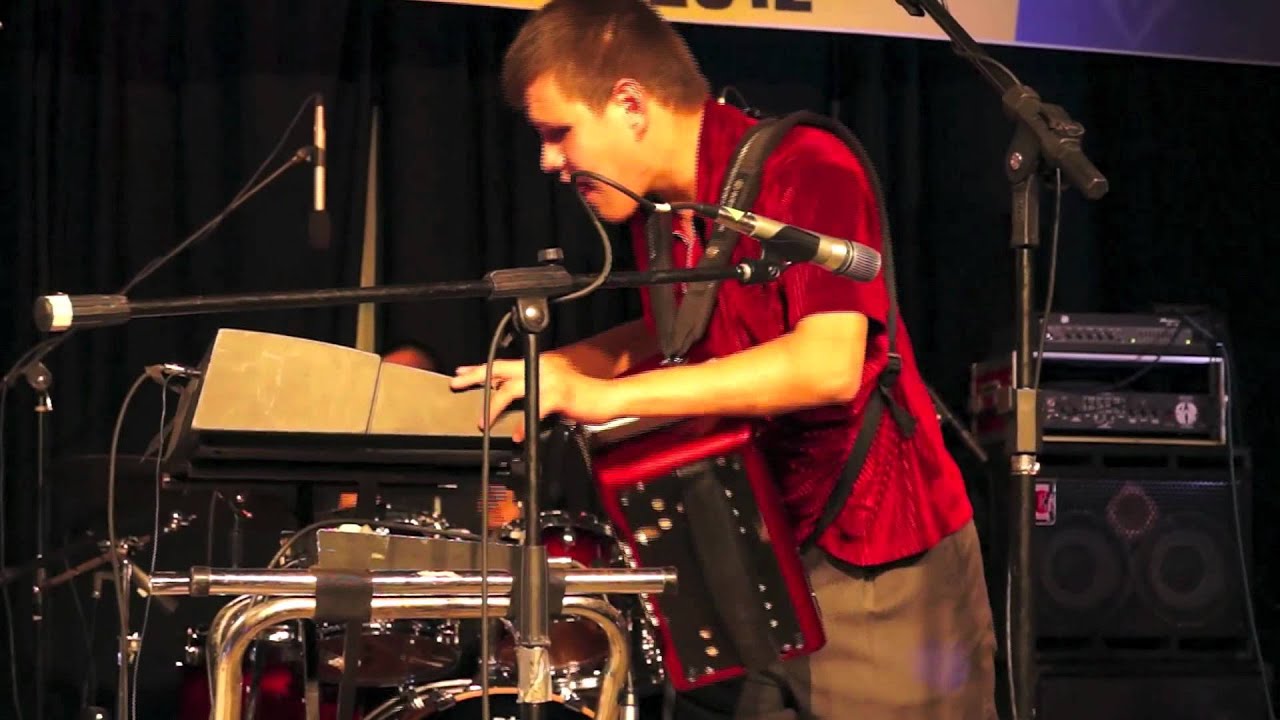 Juanito Castillo y Rio Jordan at the 2012 Tejano Conjunto Festival Steve Jordan Style