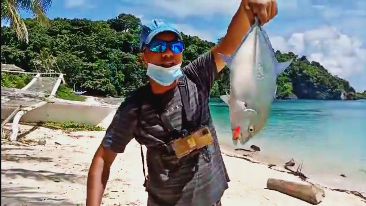 #fishing Ep.28 CATCHING BIG FISH IN THE BEACH! Boracay Island Philipines