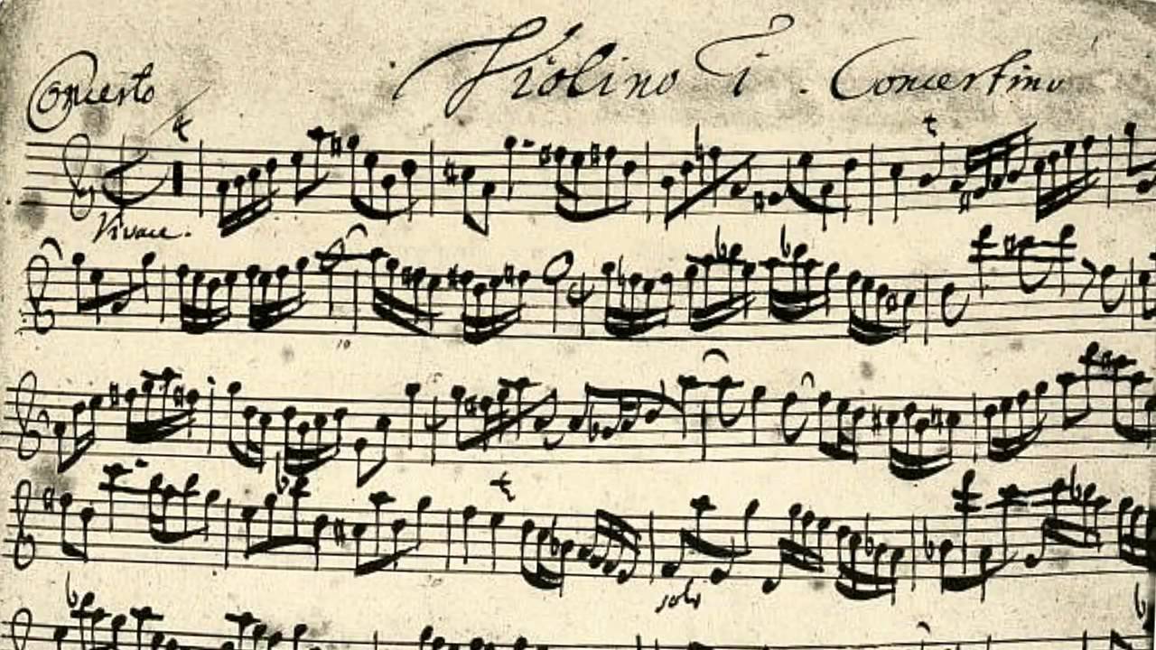 Bach - Concerto for two violins  BWV 1043 (on Period Instruments)