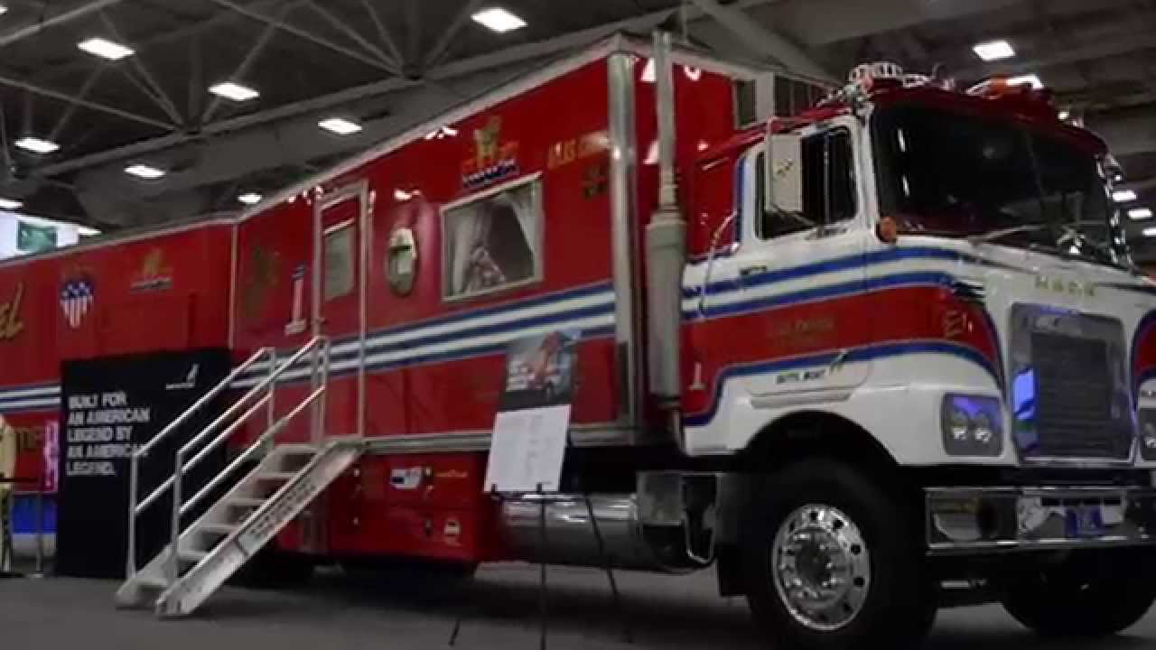 Robb Mariani and his favorite subjects: Evel Knievel and trucks