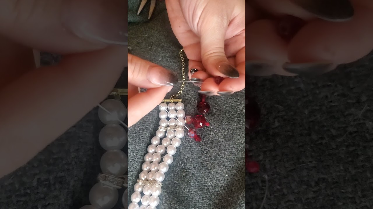 creating the vampire pearl choker
