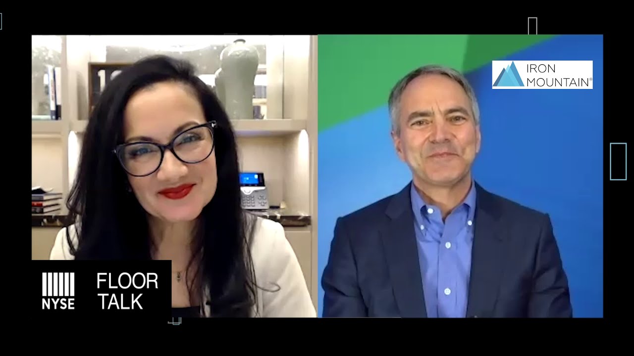 NYSE Floor Talk Iron Mountain CEO William Meaney