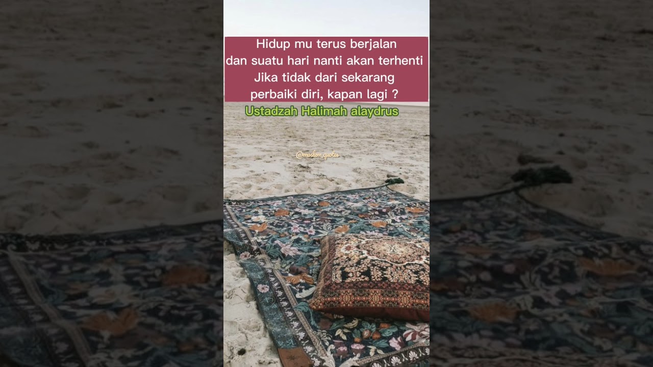 Catatan Ustadzah halimah alaydrus