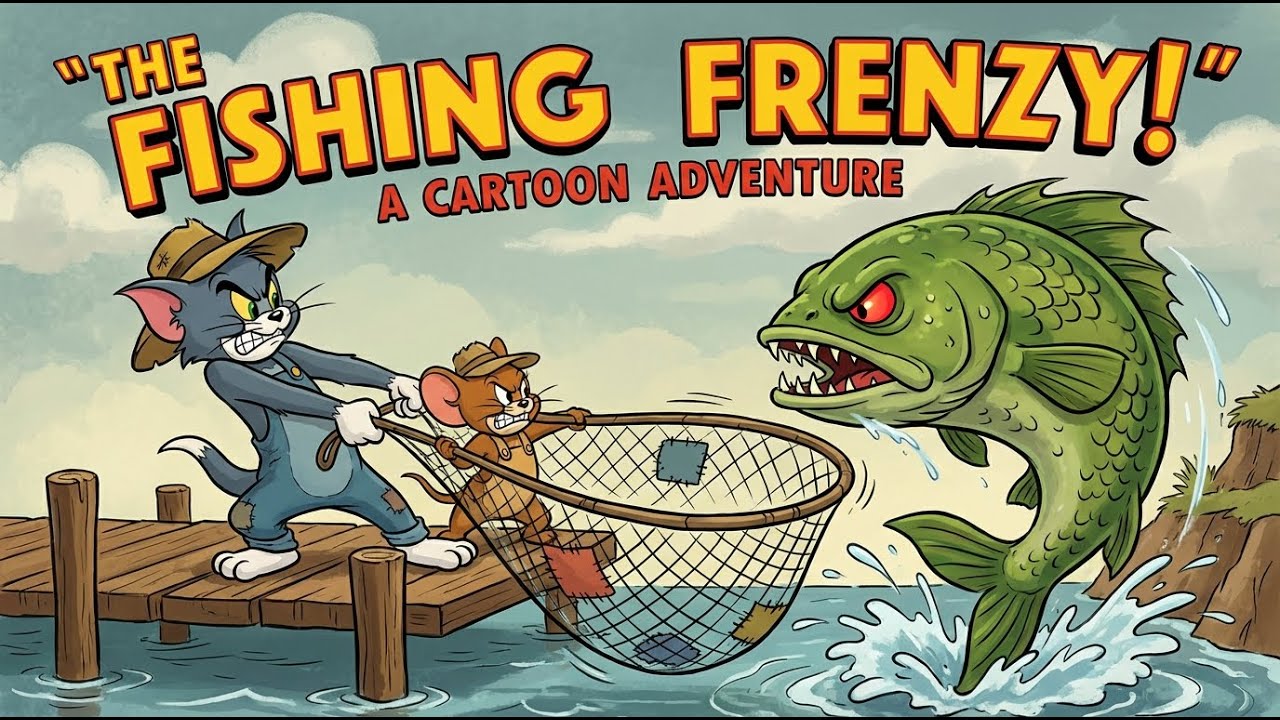 Tom & Jerry - The Fishing Frenzy! | Classic 2D Cartoon | Full Episode