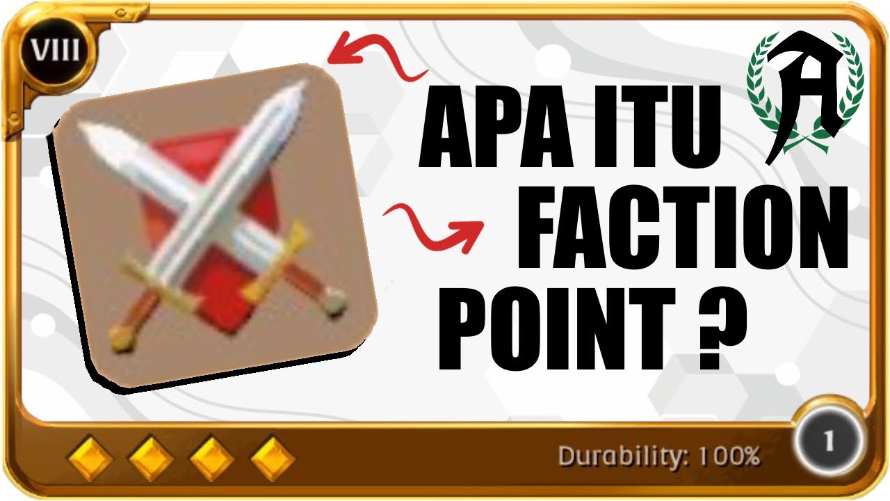 FACTION POINT BISA UNTUK BELI PREMIUM! SERIUSAN! (TONTON INI DULU) - ALBION ONLINE ASIA