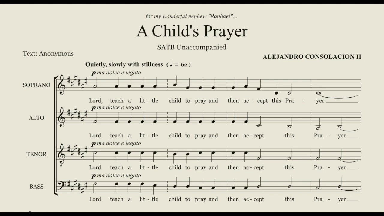A Child's Prayer - Alejandro D. Consolacion II