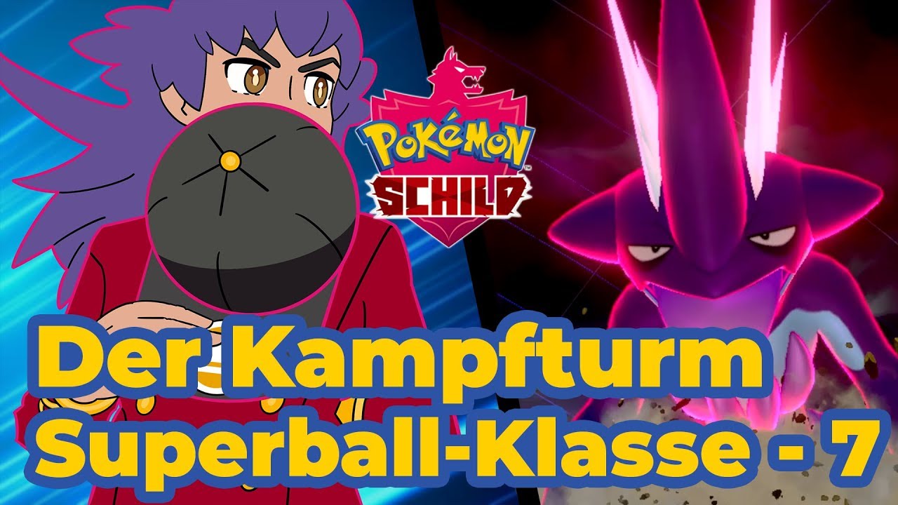 Mit eigenen Pokemon! - Kampfturm Superball-Klasse 7 Einzelkampf | Pokemon Schild