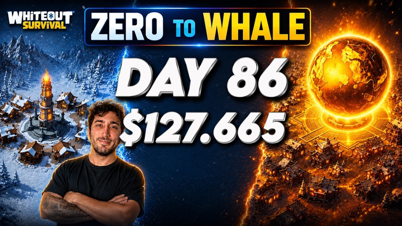 Zero to Whale #7 - DAY 86 | $127.665 Spent! - Whiteout Survival