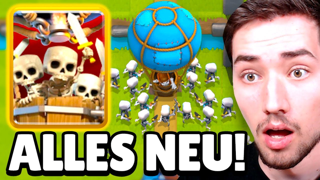 NUR SKELETTE DECK! 💀 Neue Karten Fähigkeiten!
