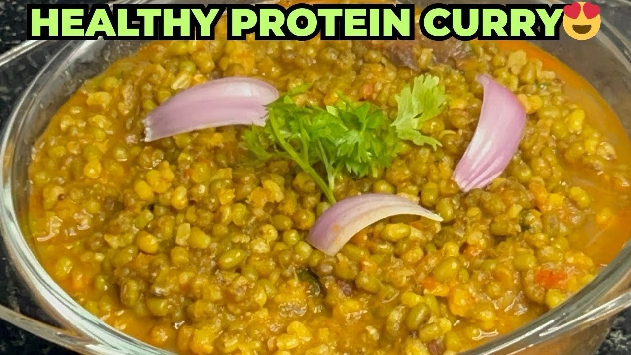 Simple Mung Beans Curry | Healthy Protein-Rich Curry Recipe | Easy Homemade Recipe
