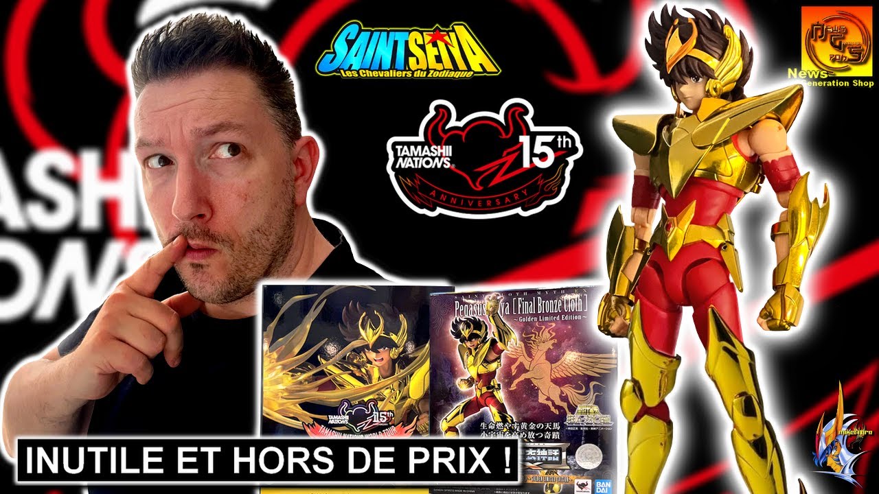 Saint Seiya Myth Cloth - Seiya PEGASE FINAL BRONZE CLOTH /V3 EX GOLDEN LIMITED EDITION 🤜TROP CHER !🤛